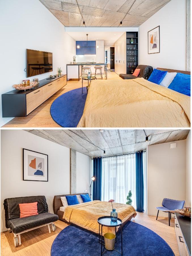 Happy Inn Gold Studio, Self Check-In, Parking In The Underground Garage Вильнюс Экстерьер фото