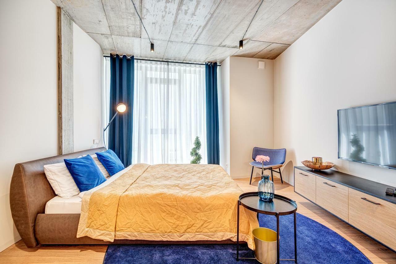 Happy Inn Gold Studio, Self Check-In, Parking In The Underground Garage Вильнюс Экстерьер фото